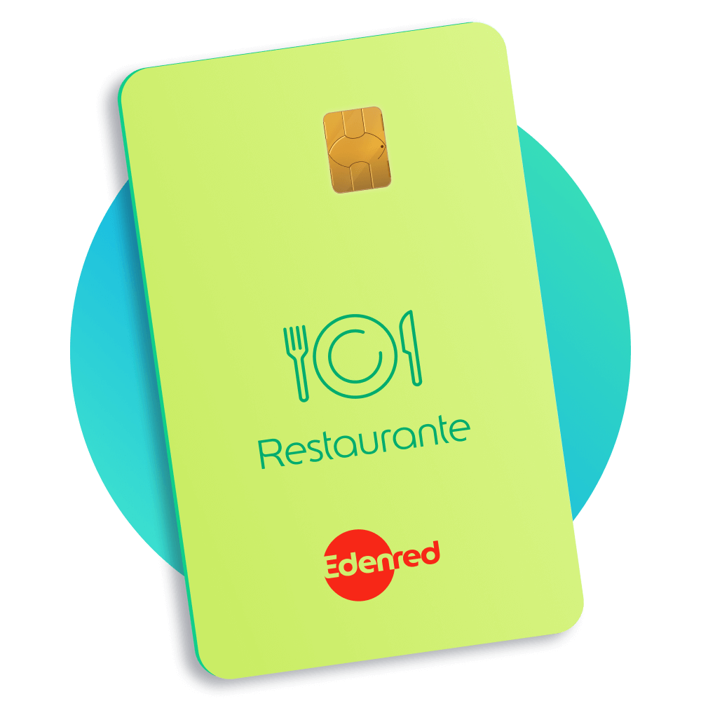 Tarjeta de vales de restaurante para empleados