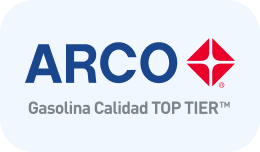 Paga gasolina con tu tarjeta o TAG Ticket Car en ARCO Gasolina Calidad TOP TIER