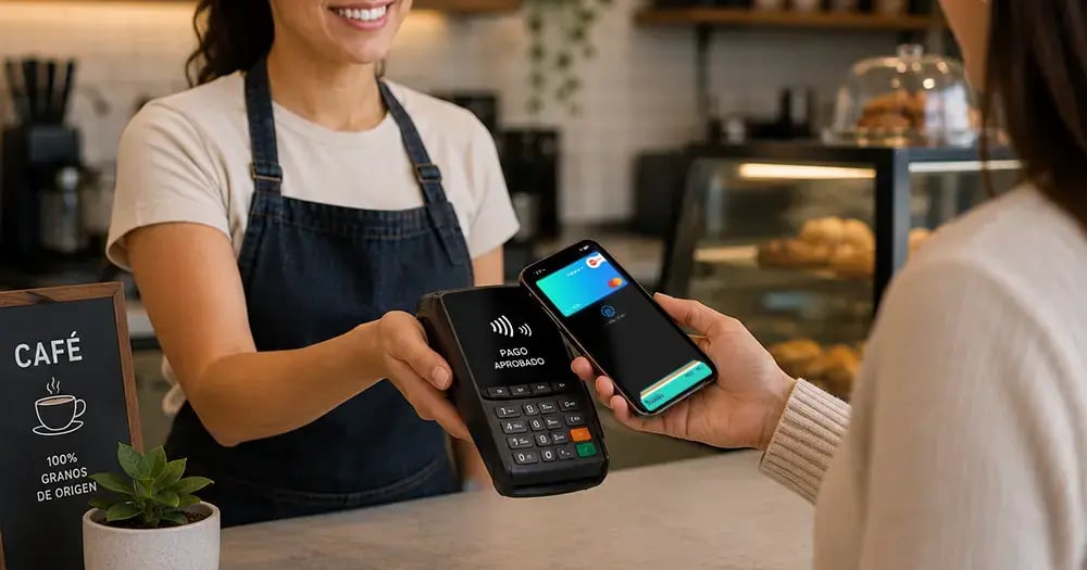 paga cafeterías fondas y restaurantes con Edenred Plus tarjeta digital contactless