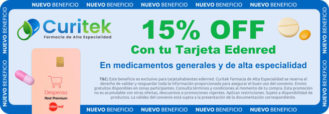 Paga con Edenred en Curitek y obtén descuento