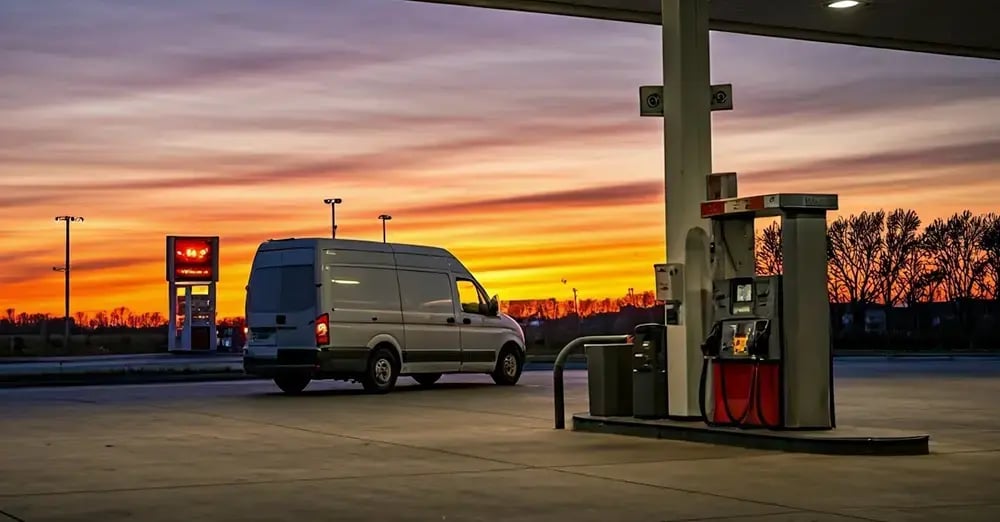 verificar cuánta gasolina consumen las unidades