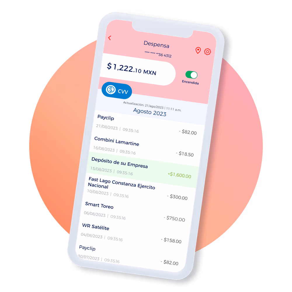 App Edenred Wallet para vales de despensa