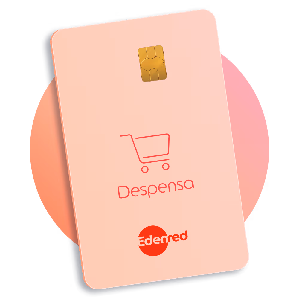 Tarjeta de vales de despensa Edenred